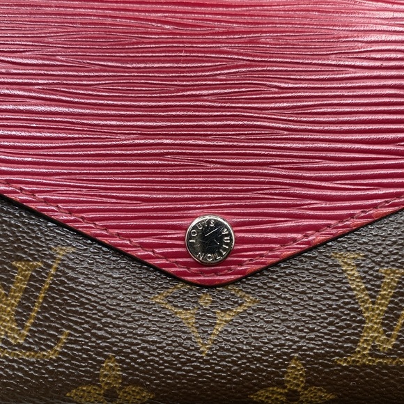 Louis Vuitton MARIE-LOU Monogram Burgundy Epi Leather Long Trifold Wallet EUC - Picture 6 of 16
